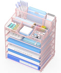6 Tier Mesh Desk Organizer by OrgMate