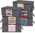Lifewit 6 Pack Clothes Storage Bag, Foldable Storage Bin Closet Organizer by Lifewit