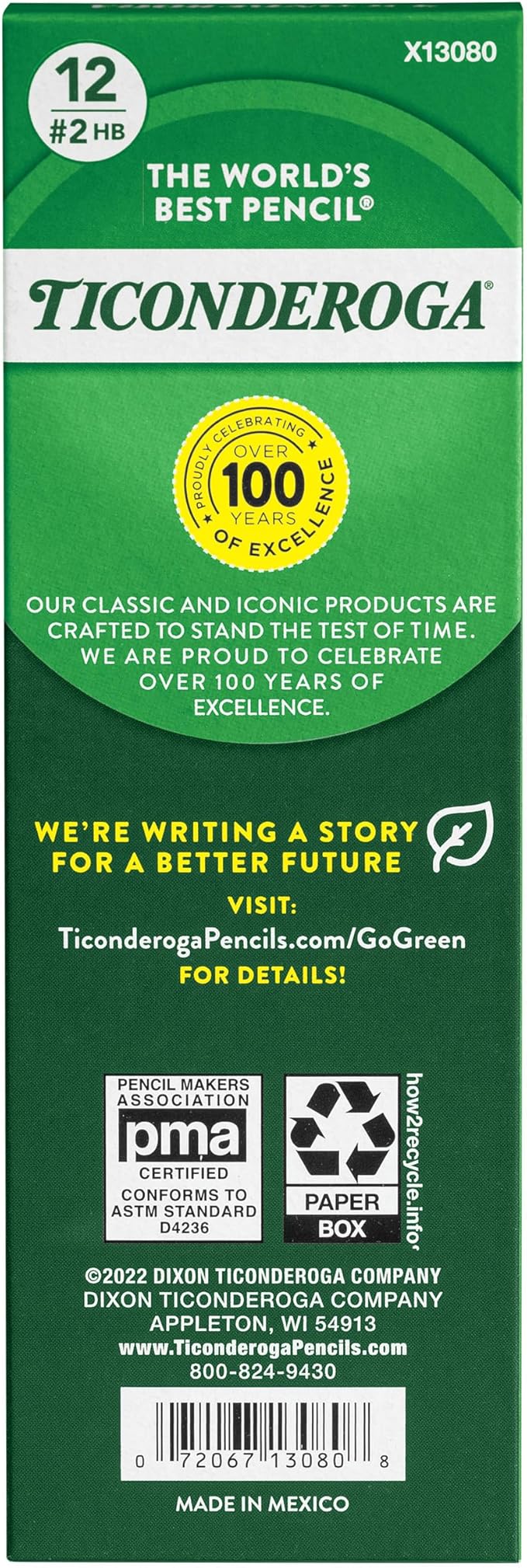 Ticonderoga Beginner Wood-Cased Pencils, 2 HB Soft - Image 2
