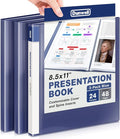 Dunwell Presentation Binder 24-Pocket, Displays 48 Pages, 8.5x11 Portfolio by Dunwell