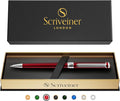 Scriveiner Deep Crimson Ballpoint Pen by Scriveiner