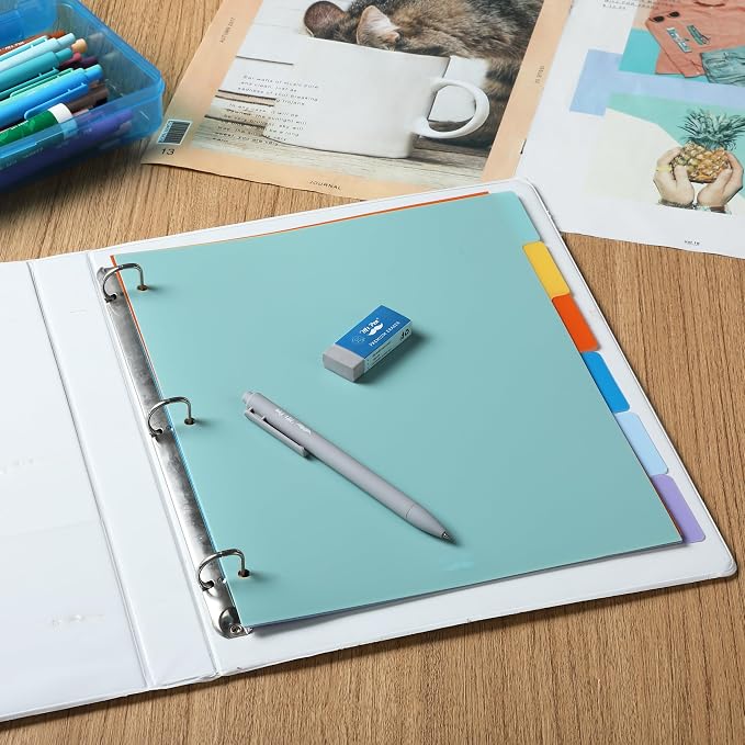 Mr. Pen- Dividers for 3 Ring Binder, 2 Sets, 6 Pack/Set, Binder Dividers - Image 7