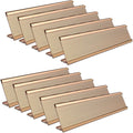 10 Pack 2" x 10" Aluminum Desk Name Plate Holder, Office Name Plate Holder by Unknown