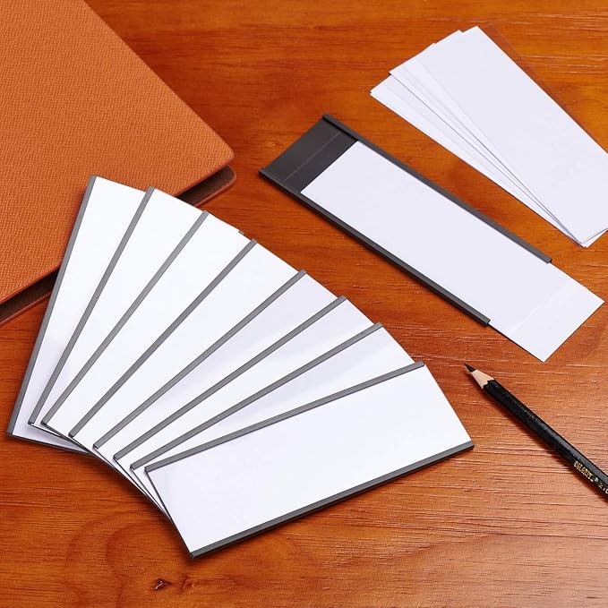 Magnetic Label Holders with Magnets, Data Card Holders with Clear Plastic - Image 6