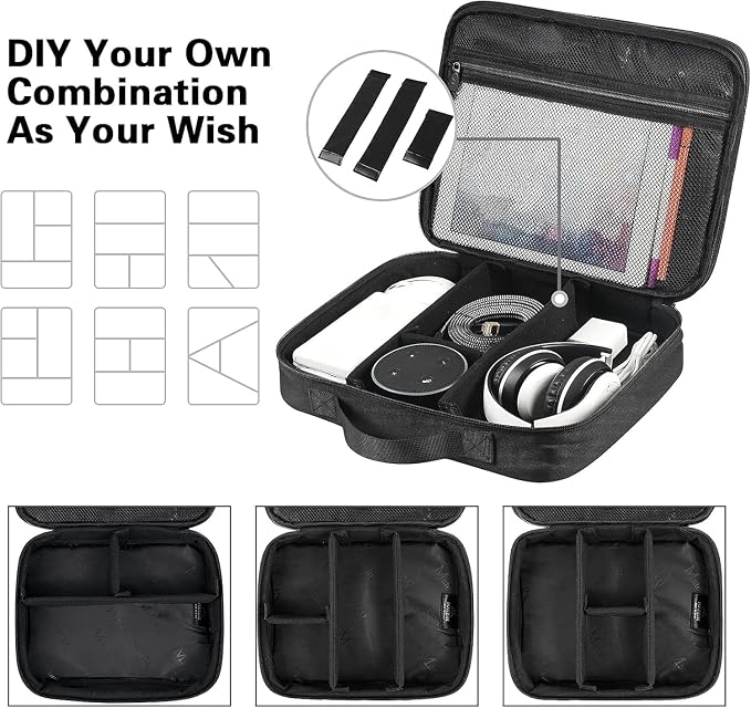 MATEIN Cable Organizer Bag, Large Travel Storage Bag Sturdy Tool Case - Image 6