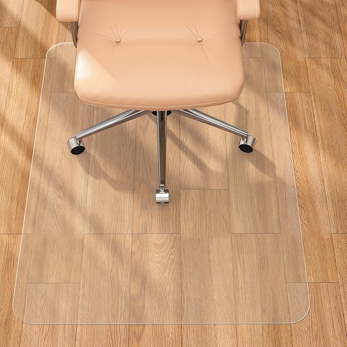 Tonaus Chair Mat for Hard Floor Office Chair Mat Desks Mats Large 48"×36" by Tonaus