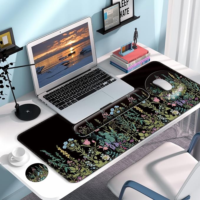 Desk Mat Set + Keyboard and Mouse Pad - Image 3