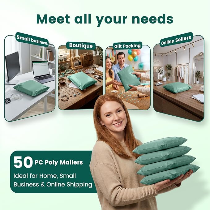 Metronic Poly Mailers 10x13 50 Pack, Shipping Bags - Image 4