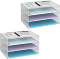 DALTACK 3 Tier Letter Tray Paper Organizer by DALTACK