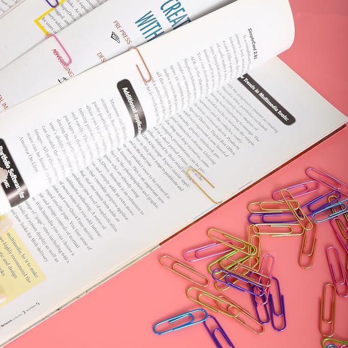 Ufmarine Paper Clips, Medium Paper Clips - Image 7