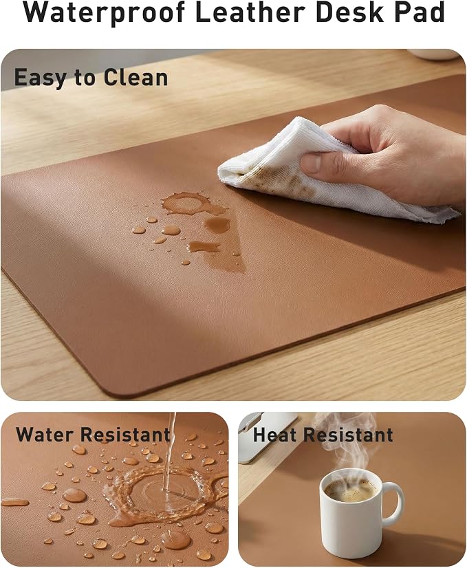 Aothia Faux Leather Desk Mat - Image 7
