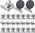 24Pack Refrigerator Magnets Magnetic Clips Fridge Magnets-Scratch Free Perfect by JTIEO