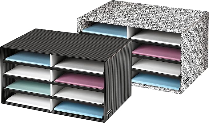 Bankers Box Decorative Eight Compartment Literature Sorter - Image 4