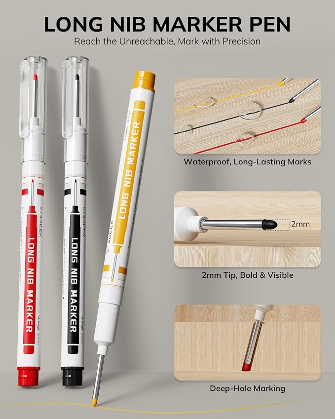 STAGEEK 3PCS Carpenter Pencils - Image 4