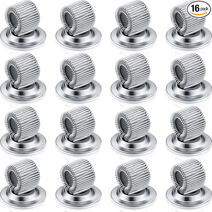 Outus 16 Pcs Silver Pen Holder Clips Manganese Steel Pen Holder Self Adhesive by Outus