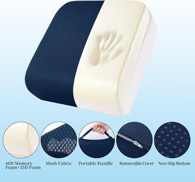 MABOZOO Extra Thick Chair Cushions, Office Chair Booster Seat Cushion to Raise - Image 5