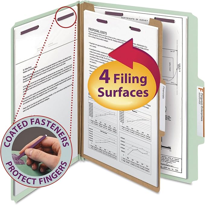 Smead Pressboard Classification File Folder by SMEAD