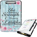 Clipboard with Storage High Capacity Plastic Nursing Clipboards with Pen Holder by Unknown