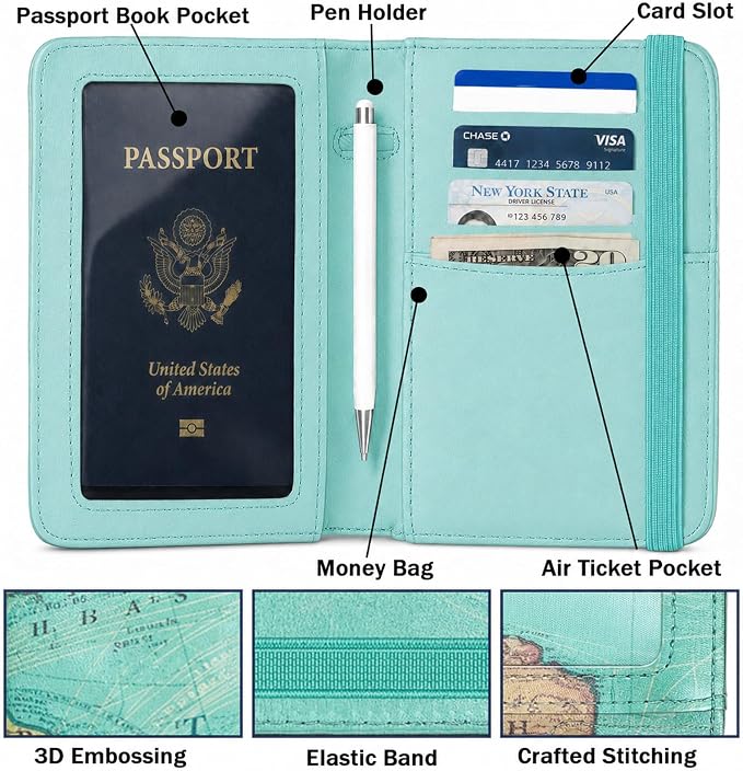 ZOPPEN RFID Blocking Passport Holder - Image 3