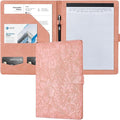 Mymazn Padfolio Portfolio Binder, Faux Leather Interview Resume Folder by Mymazn