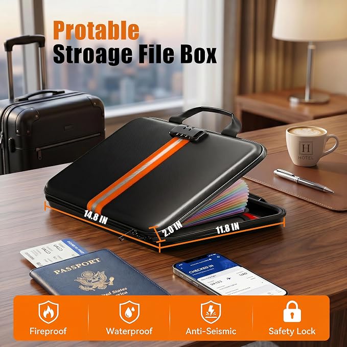 Fireproof Document Organizer - Image 6