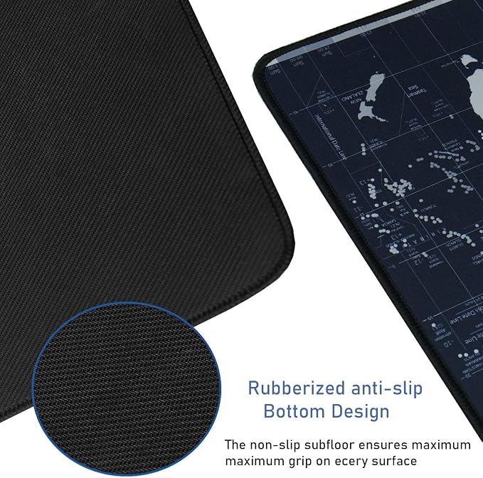 Gaming Mouse Pad, Large Extended Desk Mouse Pad, Non-Slip Spill-Resistant - Image 3