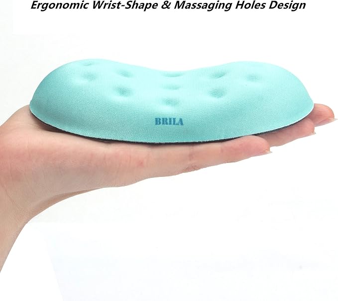 BRILA Ergonomic Memory Foam Mouse Wrist Rest Support Pad Cushion - Image 4