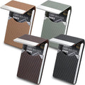 Eaasty 4 Pcs PU Leather Business Card Holder Case by Eaasty