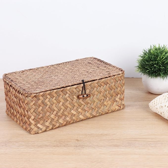 FEIALNDUO Wicker Shelf Baskets - Image 3