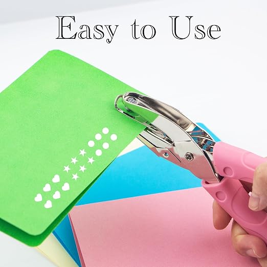 Star Shape Hole Handhold Single Paper Hole Punch - Image 5