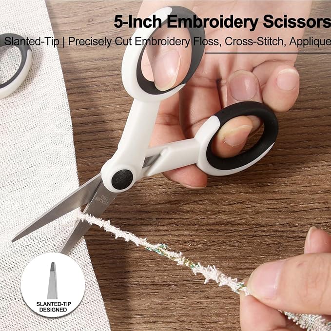 SCAIKTIG Premium Sewing Scissors Bundle, Dressmaking, Arts&Craft Supplies - Image 5