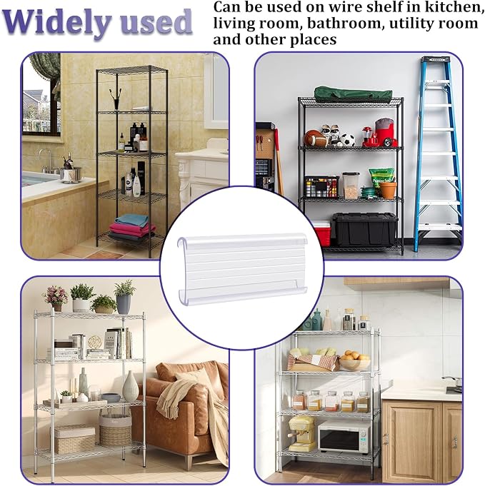 Wire Shelf Label Holders Compatible - Image 5