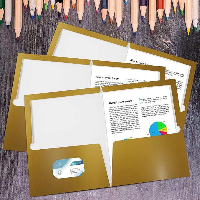 Yeaqee 100 Pack Folders Bulk - Image 5