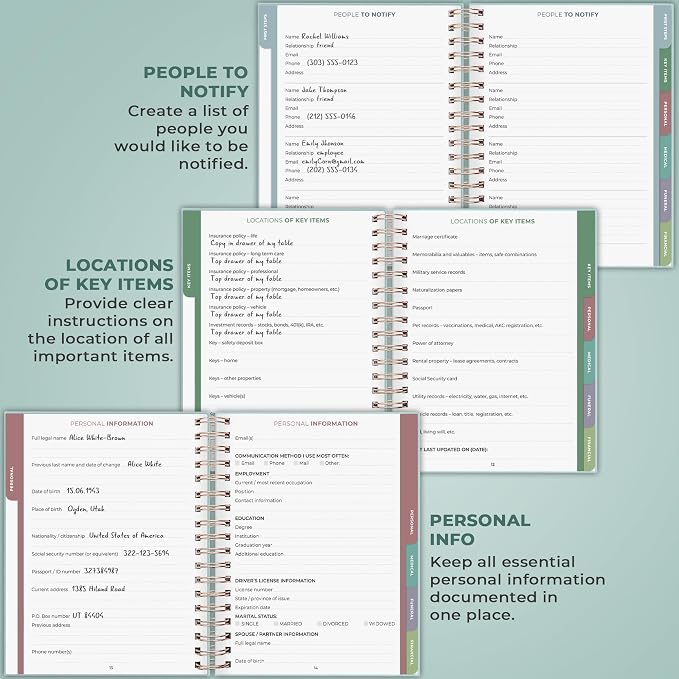Clever Fox When I Die Planner - Image 3