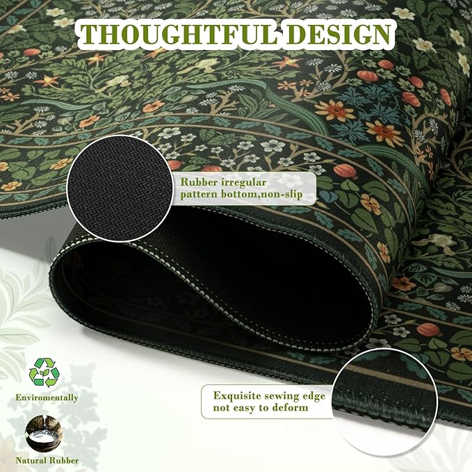iCasso Big Mouse Pad, Desk Pad Mat, Full Desk Large Mousepad, Anti-Slip Smooth - Image 4