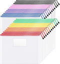 Sooez 24 Pack Super Large Mesh Zipper Pouch Bags, A3 Storage Bags by Sooez