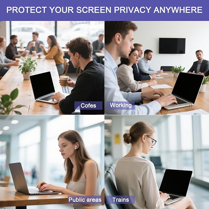 360° Privacy Screen Protector for MacBook Air 15 inch, Privacy Screen Filter - Image 8