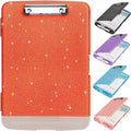 Glitter Clipboard with Storage, Storage Clipboard with Pen Holder, A4 Binder by SFLHHDM