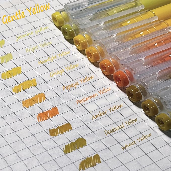 9 Colored Gel Pens Set, 0.6mm Fine Point - Image 2
