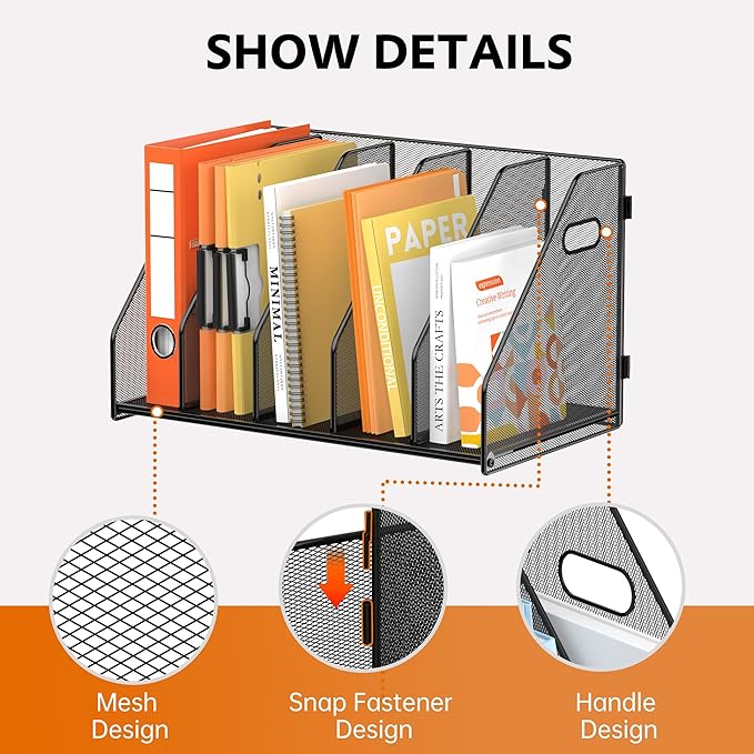 SUPEASY Binder Organizer, Magazine File Holder - Image 3