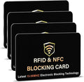 SaiTech IT 4 Pack RFID Blocking Card, One Card Protects Entire Wallet Purse by SaiTechIT