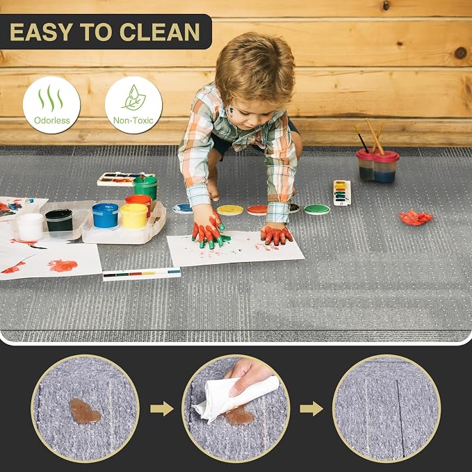 36”x 48” Carpet Floor Mat for Office Chair, HeavyDuty Chair Mats for Carpeted - Image 5