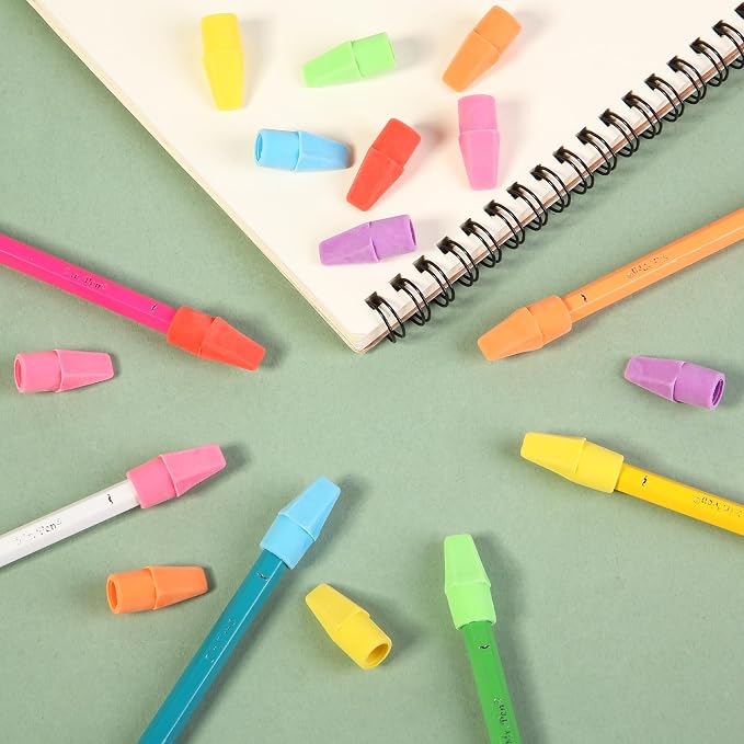 Mr. Pen- Pencil Erasers Toppers, 120 Pack, Latex Free, No Smudge | Mr Pen - Image 7