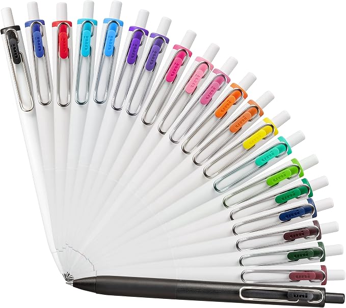 uniball one Retractable Gel Pens, Medium Point, 12 Pack - Image 9