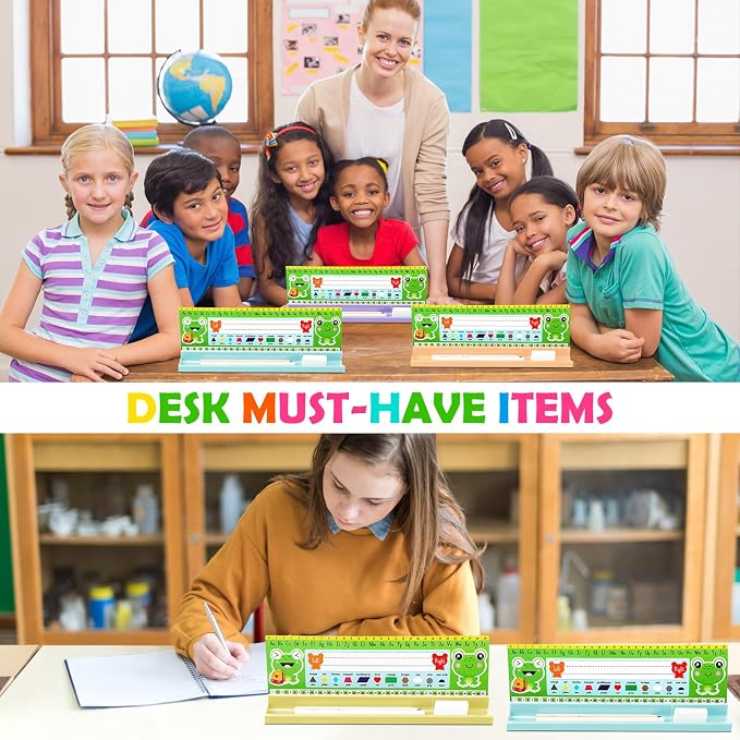 Jetec 24 Pcs Classroom Desk Name Plates Holder Index Cards Storage Classroom - Image 5
