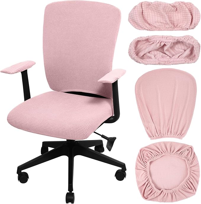 Tallew 4 Pcs Office Chair Covers Set Computer Universal Protective Stretchable by Tallew