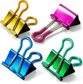 Officemate 31054 Easy Grip Medium Binder Clips, 6 packs of 12 clips each by Officemate