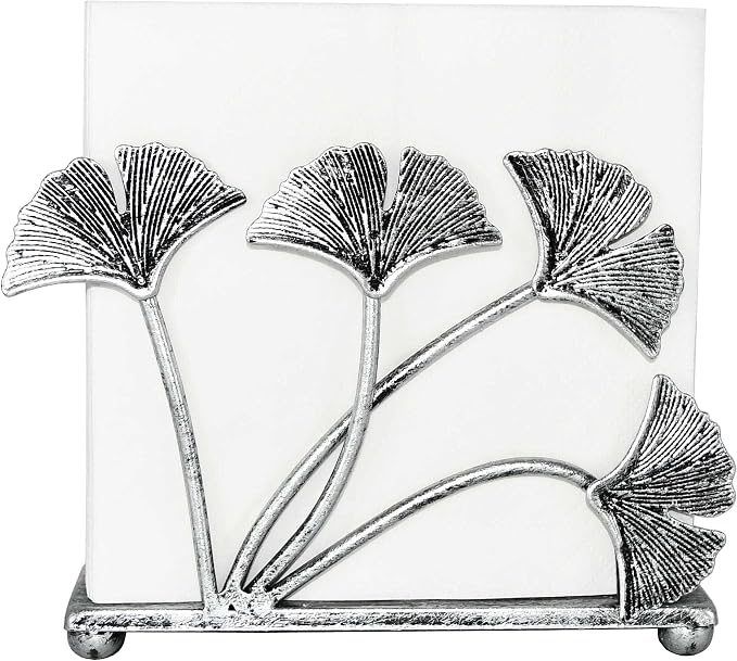 OwlGift Modern Ginkgo Leaves Design Napkin Holder by Owlgift