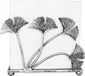 OwlGift Modern Ginkgo Leaves Design Napkin Holder by Owlgift