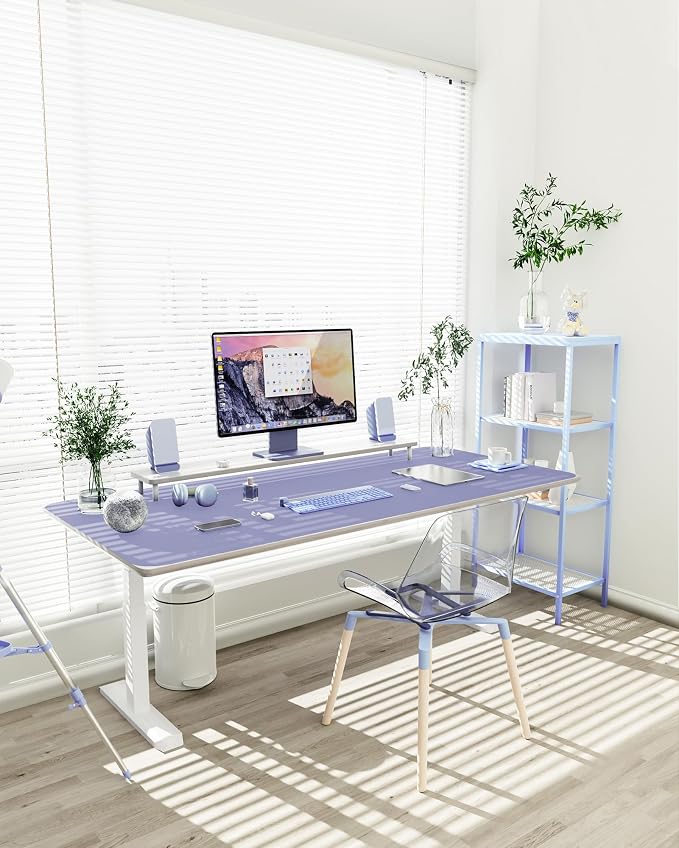 YSAGi Non-Slip Leather Desk Pad XL Size, Waterproof Laptop Computer Desk - Image 2
